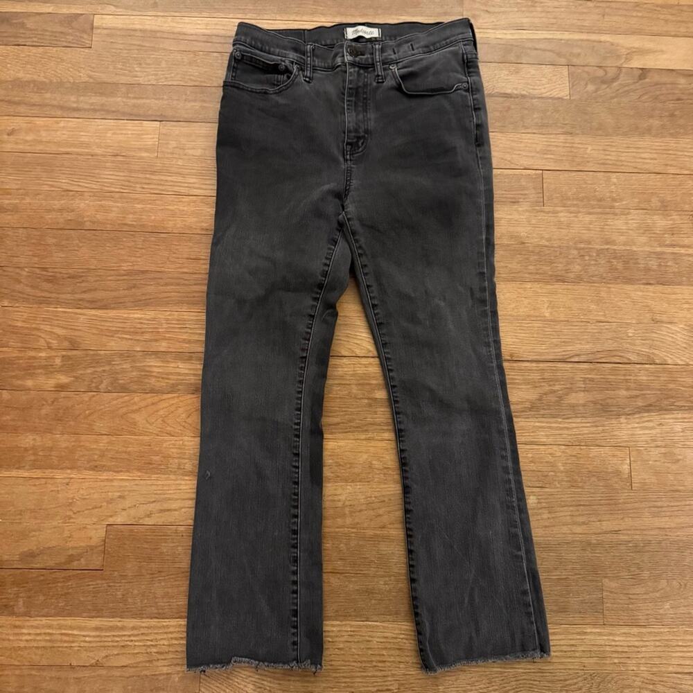 Madewell gray high-rise Cali-Demi Boot jeans pants size 28 b13 - Picture 1 of 5
